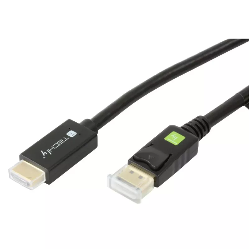 Techly converterkabel 1m DisplayPort naar HDMI 1.2 4K ICOC DSP-H12-010