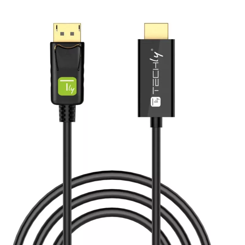 Techly converterkabel 2m DisplayPort naar HDMI 1.2 4K ICOC DSP-H12-020