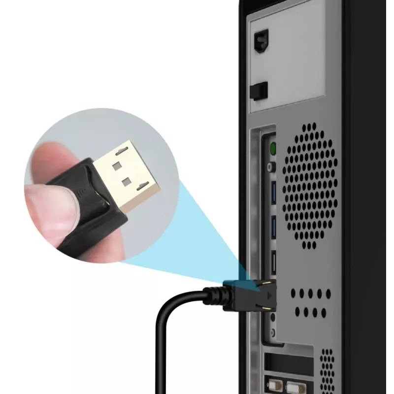Techly converterkabel 2m DisplayPort naar HDMI 1.2 4K ICOC DSP-H12-020