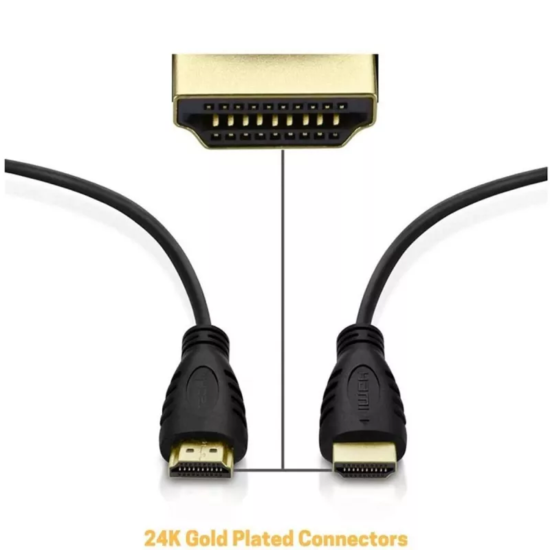 Techly HDMI 2.0-kabel A/A M/M 9m zwart 18 Gbit/s 3D