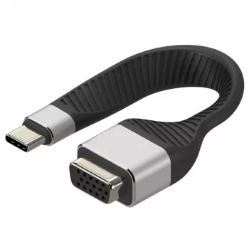 Techly ICOC-USBC-VGA videokabel-adapter 0,12 m USB Type-C VGA (D-Sub)