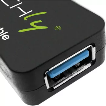 Techly ICUR30100G USB-kabel USB 3.2 Gen 1 (3.1 Gen 1) 10 m USB A zwart