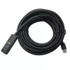 Techly ICUR30100G USB-kabel USB 3.2 Gen 1 (3.1 Gen 1) 10 m USB A zwart
