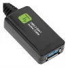 Techly ICUR3050G USB-kabel USB 3.2 Gen 1 (3.1 Gen 1) 5 m USB A zwart