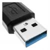Techly ICUR3050G USB-kabel USB 3.2 Gen 1 (3.1 Gen 1) 5 m USB A zwart