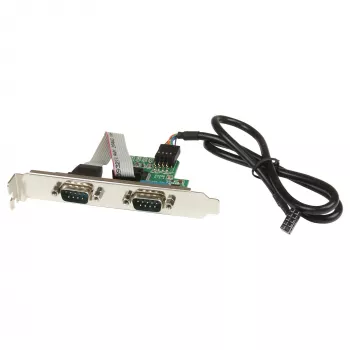 StarTech.com 61 cm interne USB-moederbord-header naar 2 poorten serieel RS232-adapter