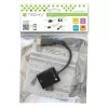 Techly kabeladapter converter HDMI naar VGA met micro-USB en audio IDATA HDMI-VGA2AU