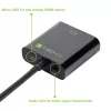 Techly kabeladapter converter HDMI naar VGA met micro-USB en audio IDATA HDMI-VGA2AU