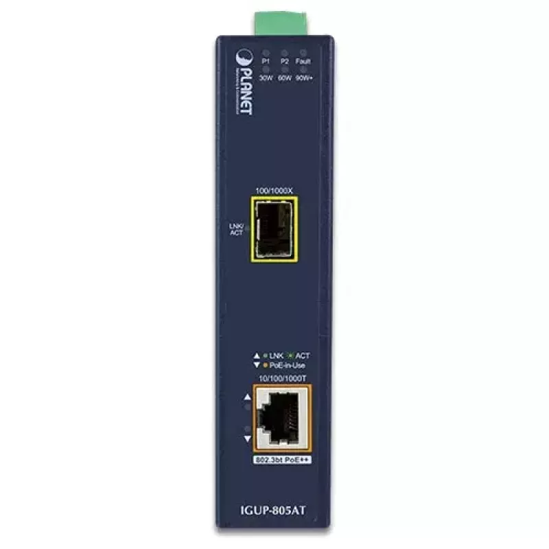 Netwerk-mediaconverter PLANET IGUP-805AT