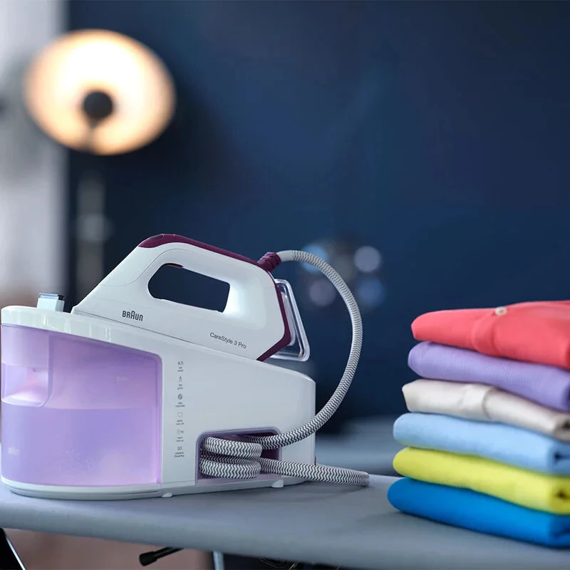 Braun IS3155VI 2400 W 2 L EloxalPlus strijkzool Violett, Wit