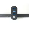 Techly IUSB3-HUB3-ROTB Interface Hub USB 3.2 Gen 1 (3.1 Gen 1) Type-A 5000 Mbit/s Zwart