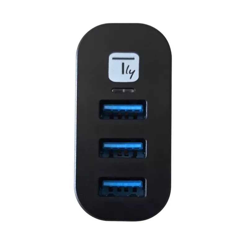Techly IUSB3-HUB3-ROTB Interface Hub USB 3.2 Gen 1 (3.1 Gen 1) Type-A 5000 Mbit/s Zwart