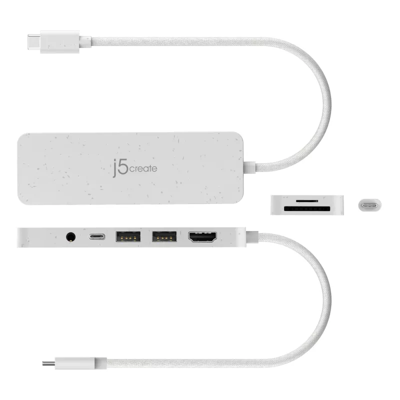 j5create JCD373EW - USB-C® Multi-Port Hub met Power Delivery
