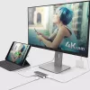 j5create JCD383 USB-C™ 9-in-1 Multi-Adapter, Zilver en Wit