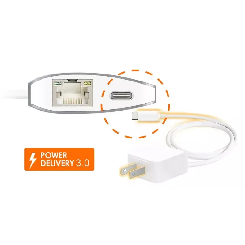 j5create JCD383 USB-C™ 9-in-1 Multi-Adapter, Zilver en Wit