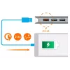 j5create JCD383 USB-C™ 9-in-1 Multi-Adapter, Zilver en Wit