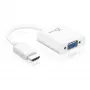 j5create JDA213 HDMI naar VGA Adapter Wit 0,1m 1920x1080P