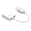 j5create JDA213 HDMI naar VGA Adapter Wit 0,1m 1920x1080P