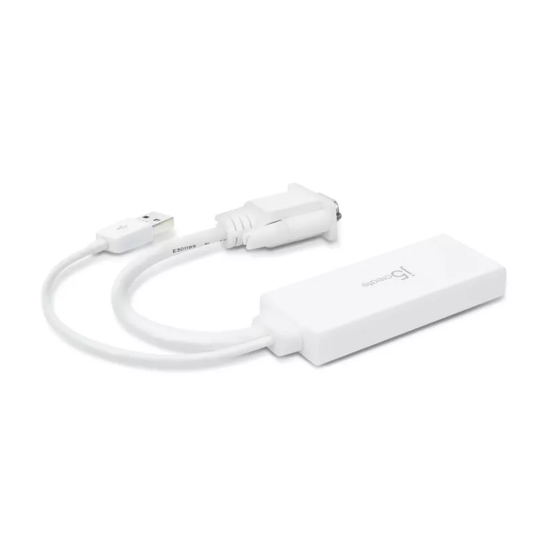 j5create JDA214 VGA-naar-HDMI Video-Audio-Adapter Wit 0,176 m