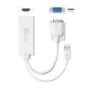 j5create JDA214 VGA-naar-HDMI Video-Audio-Adapter Wit 0,176 m