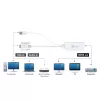 j5create JDA214 VGA-naar-HDMI Video-Audio-Adapter Wit 0,176 m