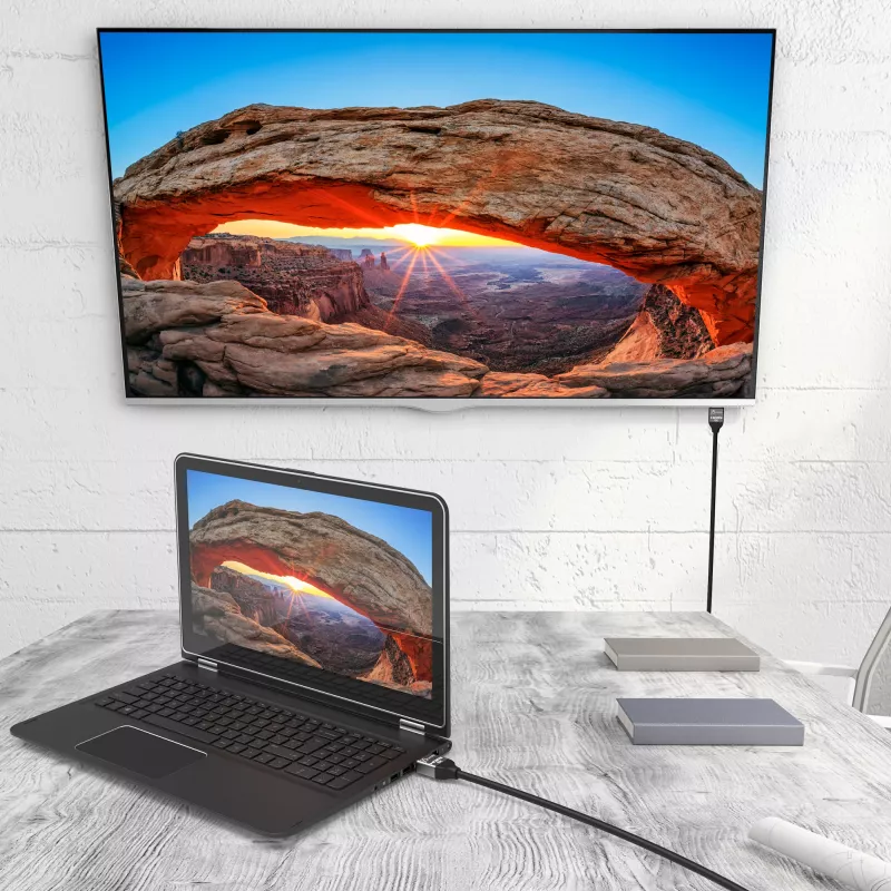j5create JDC53 Ultra High Speed 8K UHD HDMI™-kabel, zwart en grijs, 2 m