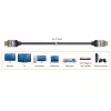 j5create JDC53 Ultra High Speed 8K UHD HDMI™-kabel, zwart en grijs, 2 m