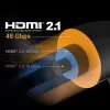 j5create JDC53 Ultra High Speed 8K UHD HDMI™-kabel, zwart en grijs, 2 m