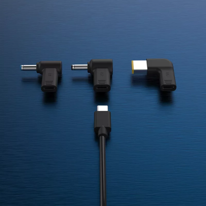 j5create JUP1565DCE3A-EN 67W GaN PD USB-C® Mini-opladers met 3 soorten DC-stekkers - EU