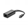 Kensington CA1100E USB-C naar Ethernet Adapter, Bedraad, USB Type-C, Ethernet, 1000 Mbit/s, Zwart