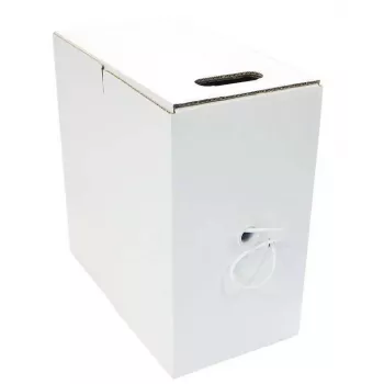 Ethernet-kabel MicroConnect U/UTP CAT6 305m wit, netwerkkabel met massieve ader