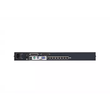 ATEN 8-poorts Cat 5e/6 KVM-switch, 1920 x 1200 pixels, Ethernet LAN, WUXGA, 5,1 W, zwart