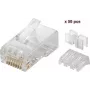 Microconnect KON503-50 stekkerverbinder RJ45 transparant
