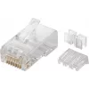 Microconnect KON505-10 stekkerverbinder RJ45 doorschijnend