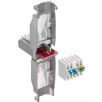 Microconnect KON522TL RJ45-stekkerverbinder zilver