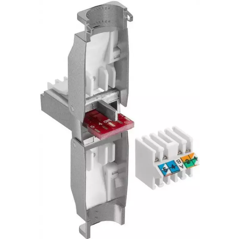 Microconnect KON522TL RJ45-stekkerverbinder zilver