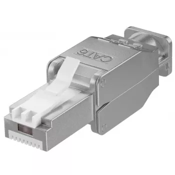 Microconnect KON522TL RJ45-stekkerverbinder zilver