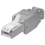 Microconnect KON522TL RJ45-stekkerverbinder zilver