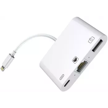 Microconnect LIGHT-HUB2 laptop-dock/poort-replicator Lightning wit