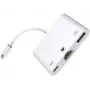 Microconnect LIGHT-HUB2 laptop-dock/poort-replicator Lightning wit