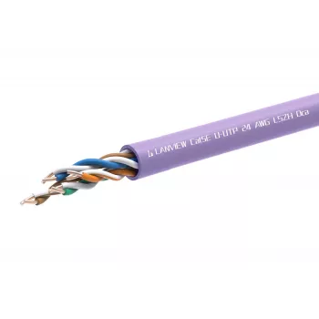 Netwerkkabel Lanview LVN122152 RJ45 Cat5e 305 m lila