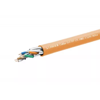 Netwerkkabel Lanview LVN122153 RJ45 Cat6a 305 m oranje