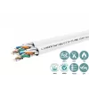 Cat6a U-FTP dual-netwerkkabel 4x2xAWG23 LSZH wit