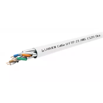 Lanview LVN122432 netwerkkabel wit 305 m Cat6a U/FTP (STP)
