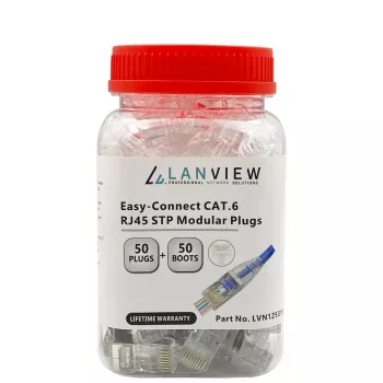 Lanview LVN125310 RJ45-kabelverbinder, transparant