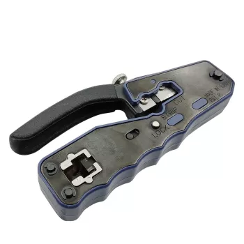 Lanview LVN125456 Kabelkrimptang krimpgereedschap zwart