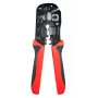 Lanview LVN125457 Kabelsnij- en krimptang, rood