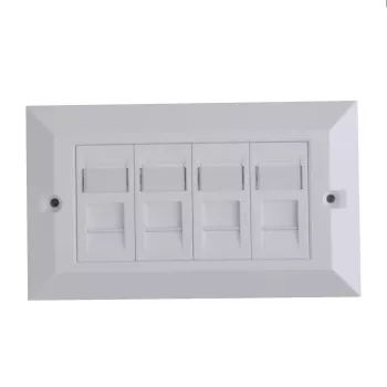 Lanview LVN126188UK-4 Inbouwdoos RJ-45 wit