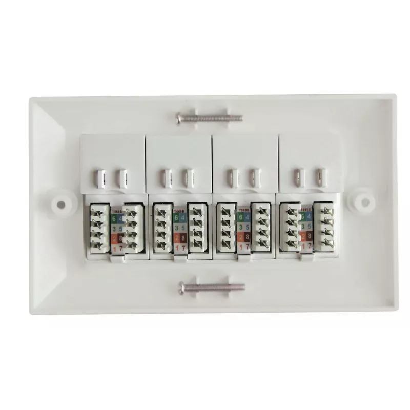 Lanview LVN126188UK-4 Inbouwdoos RJ-45 wit