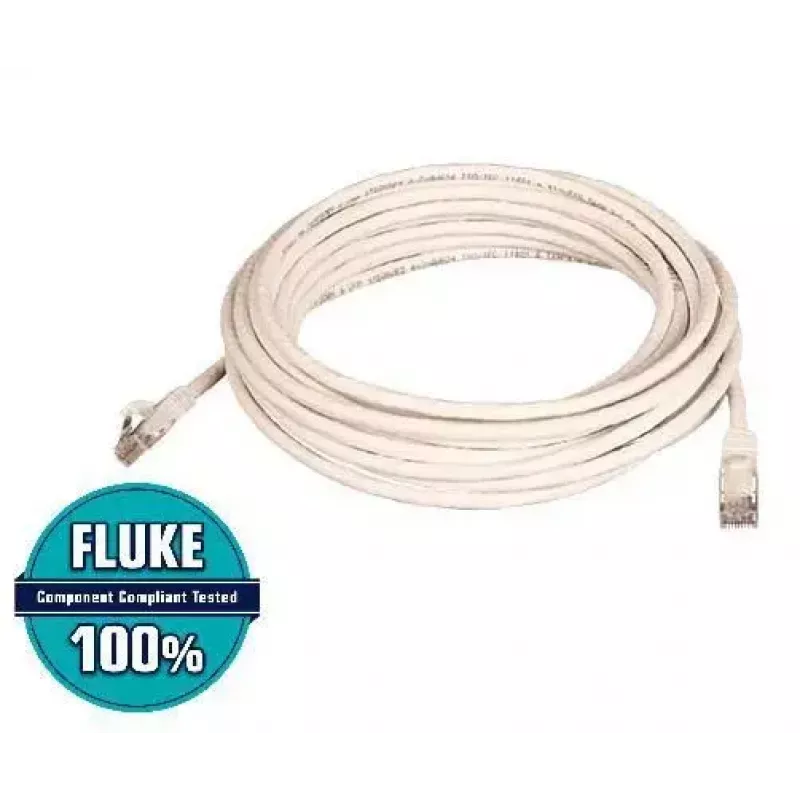 Lanview LVN147142 Netwerkkabel wit 10 m Cat6 U/UTP (UTP)